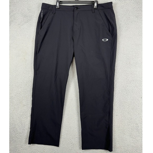 Oakley Mens‎ Golf Pants 40X32 Black Chinos Performance Tech